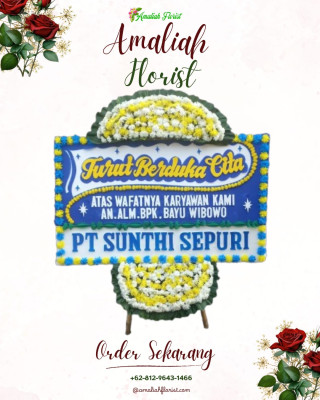 Papan Bunga Duka di Kertajaya