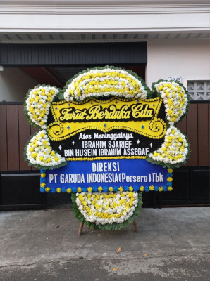 Papan Bunga Duka di Kertajaya